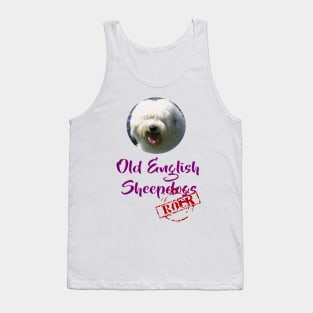 Old English Sheepdogs Rock! Tank Top